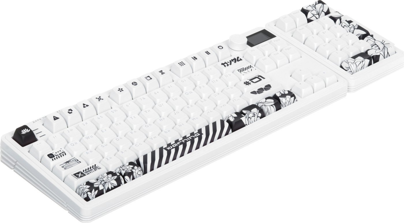 Клавиатура Dark Project KD87A+Numpad (G3ms Moonstone Switch, белый)