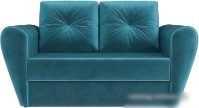 Диван Мебель-АРС Квартет (бархат сине-зеленый Star Velvet 43 Black Green)