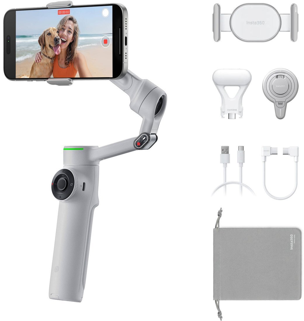Стабилизатор Insta360 Flow 2 Pro Creator Kit (серый)