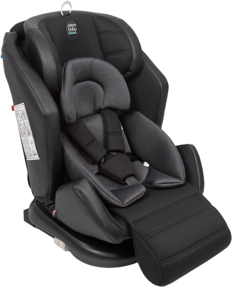 Детское автокресло Amarobaby Favorite Isofix С усиленной боковой поддержкой AB24-20FAV/0910 (черный/графит)