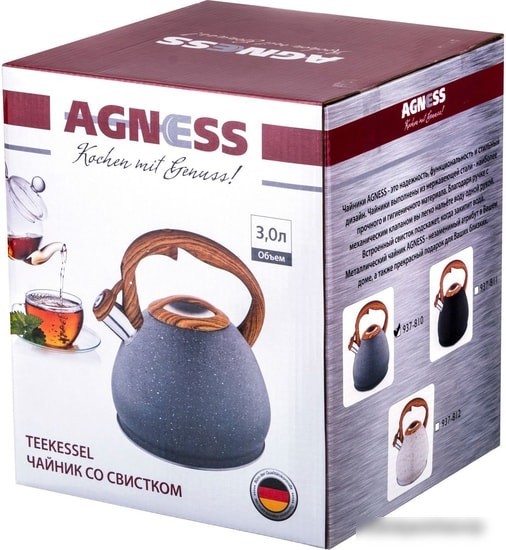 Чайник со свистком Agness 937-812