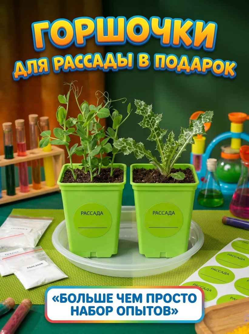 Набор для опытов Kristi Hobby Ферма опытов 25 в 1