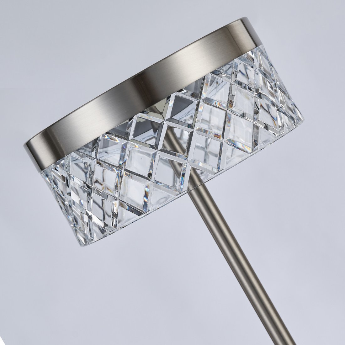 Настольная лампа DeLight Collection Diamond cut MT21020075-1A (satin nickel)
