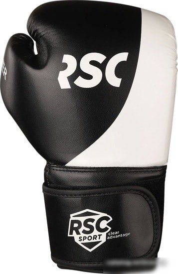 Перчатки для единоборств RSC Sport Power PU Flex SB-01-135 (10 oz, черный/белый)