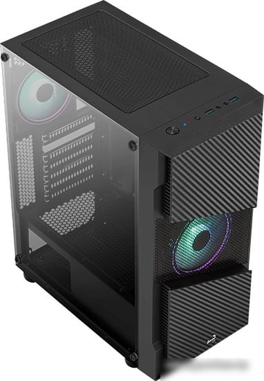 Корпус AeroCool Menace Saturn RGB-G-BK-v1