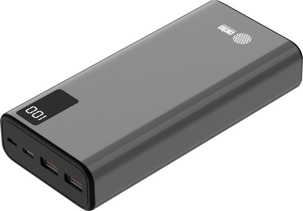Внешний аккумулятор CACTUS CS-PBFSFA-20000 20000mAh (серый)
