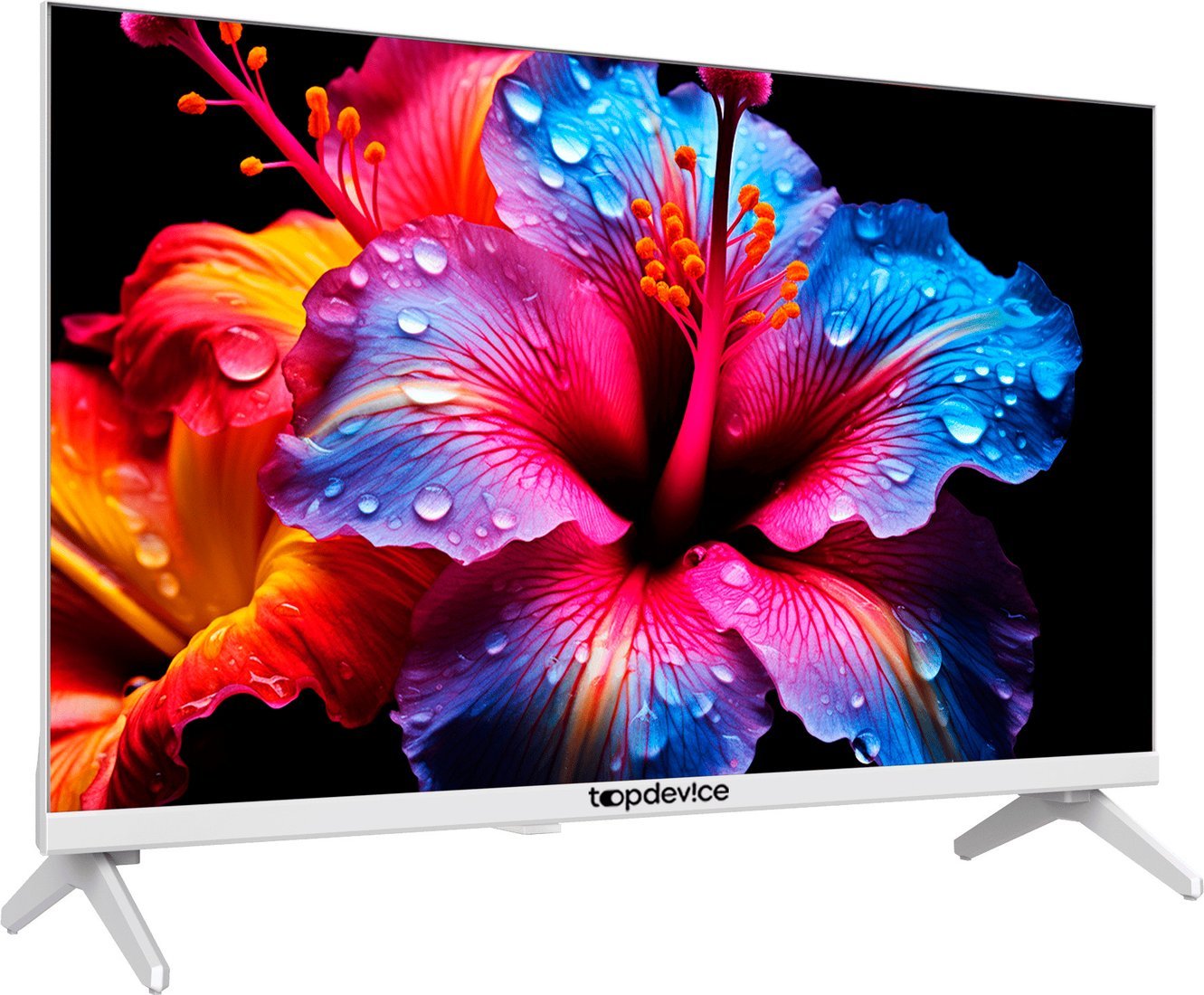 Телевизор Topdevice 24" LED Frameless CN04 (белый)