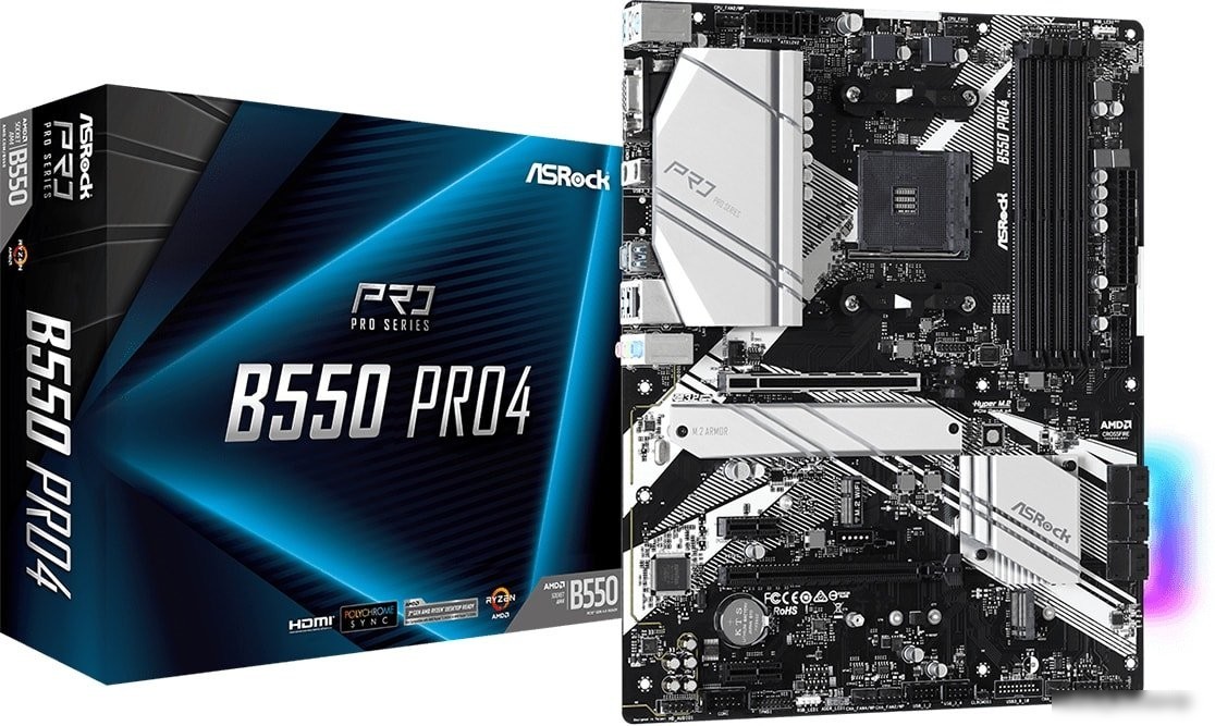 Материнская плата ASRock B550 Pro4