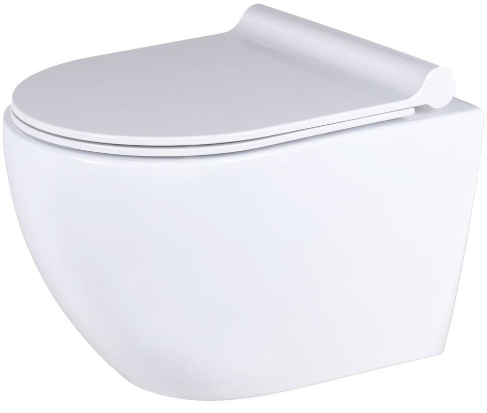 Унитаз подвесной Uptrend Caneo Rimless TR2196DF (с сиденьем)