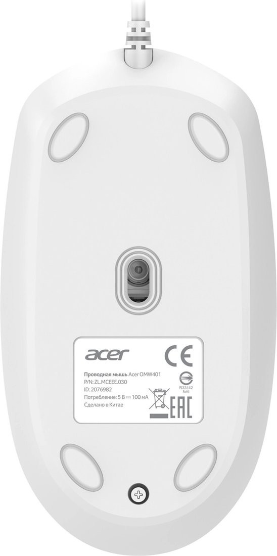 Мышь Acer OMW401 (белый)