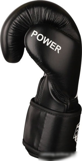Перчатки для единоборств RSC Sport Power PU Flex SB-01-135 (10 oz, черный/белый)