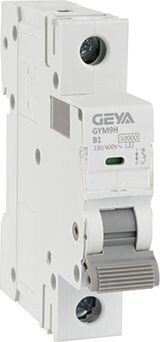 Выключатель автоматический GEYA GYM9H-1P-1B 1P 1A B 10kA 1M GYM9H1P1B