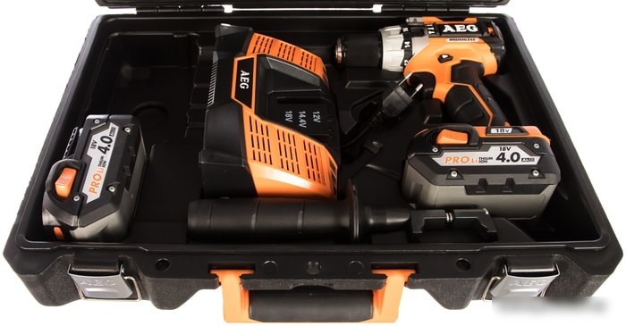 Ударный шуруповерт AEG Powertools BSB 18C2BL LI-402C 4935464097 (с 2-мя АКБ, кейс)