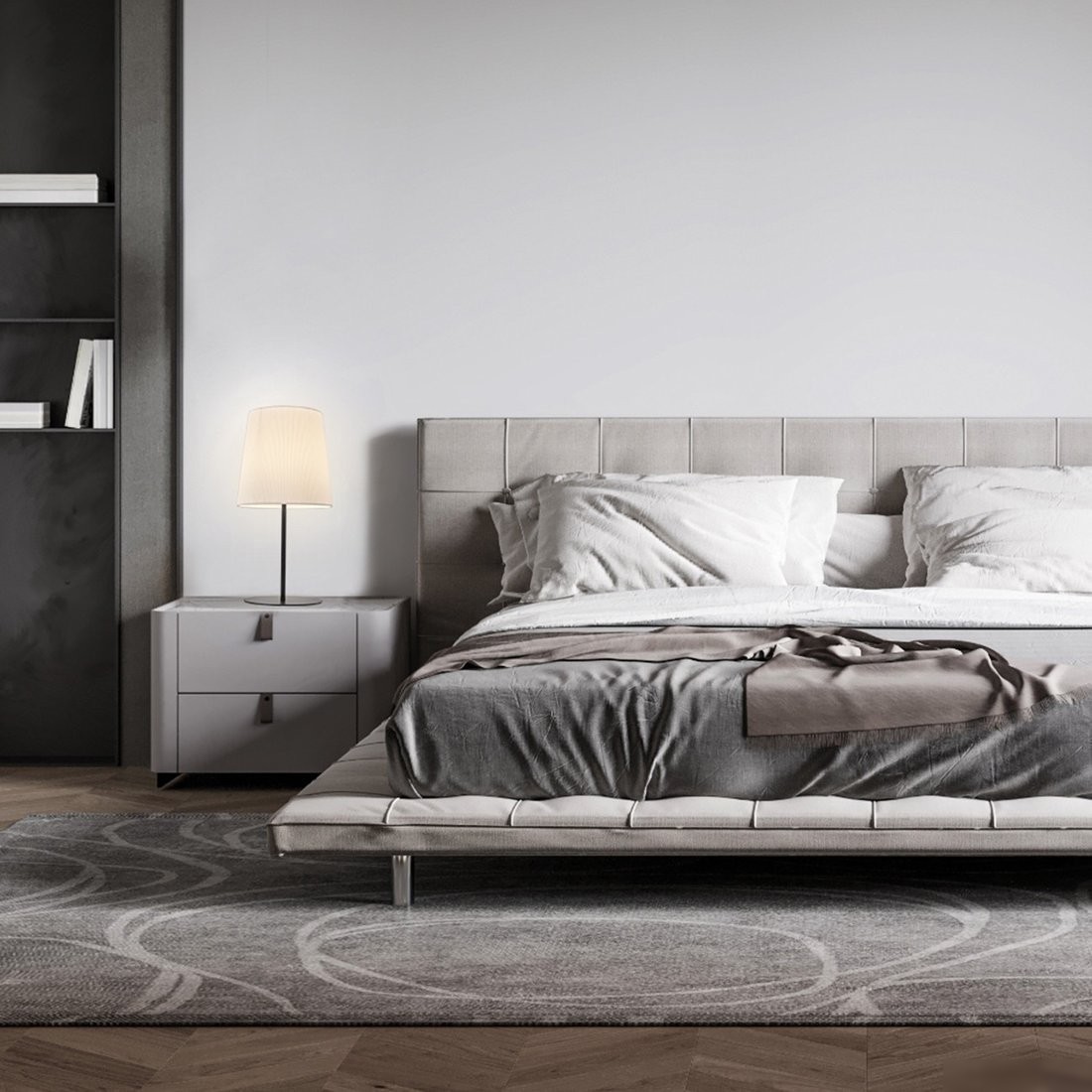 Настольная лампа ESCADA 190001/B/1T E27x40W ES0002702 (черный)