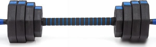 Набор гантелей с грифом для штанги VictoryFit VF-DН400 2x20 кг