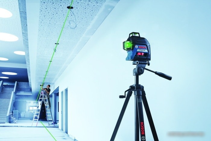 Лазерный нивелир Bosch GLL 3-80 G Professional 0601063Y00 (кейс, лазерная мишень)