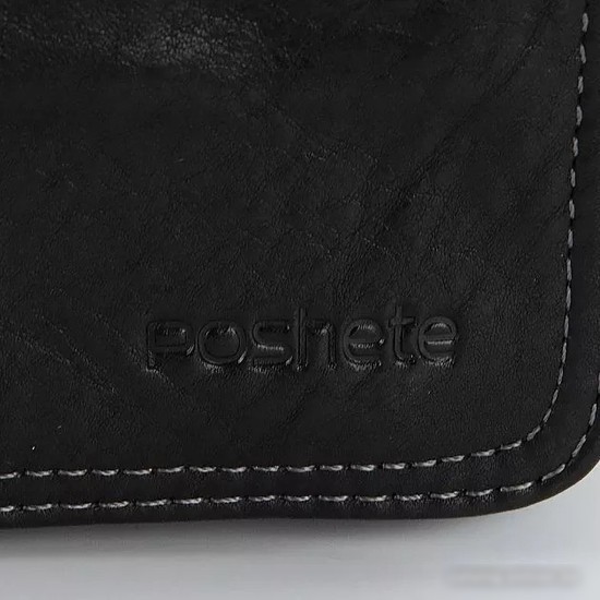 Мужская сумка Poshete 252-5997-BLK (черный)