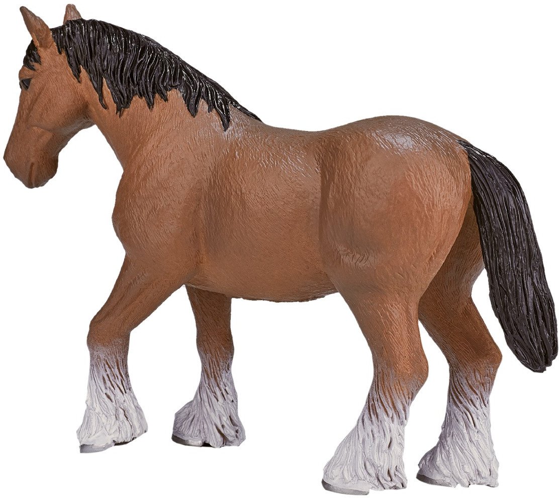 Фигурка Konik Лошадь Клейдесдаль AMF1131 (коричневый)