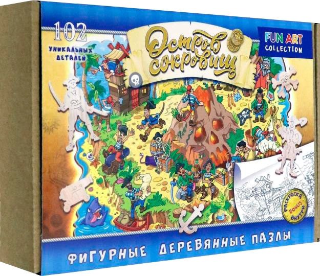 Пазл Нескучные игры Остров сокровищ