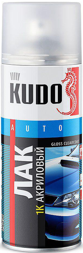 Автомобильный лак Kudo Акриловый 1К KU9010 520мл