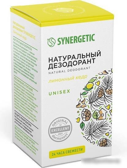 Дезодорант шариковый Synergetic Лимонный кедр 50 мл