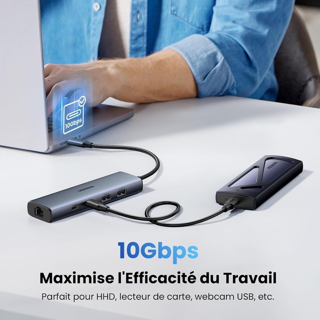 USB-хаб Ugreen CM512 45320