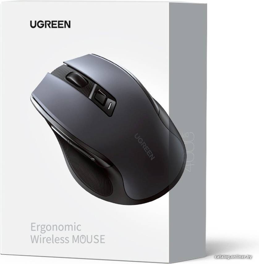 Мышь Ugreen MU006 90545 (серый)