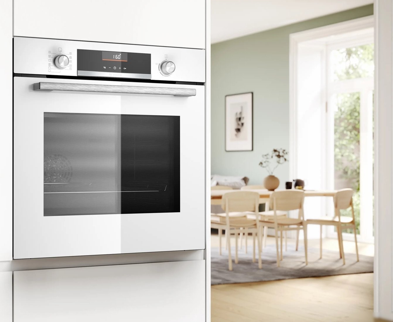Электрический духовой шкаф Bosch Serie 6 HBG536EW4