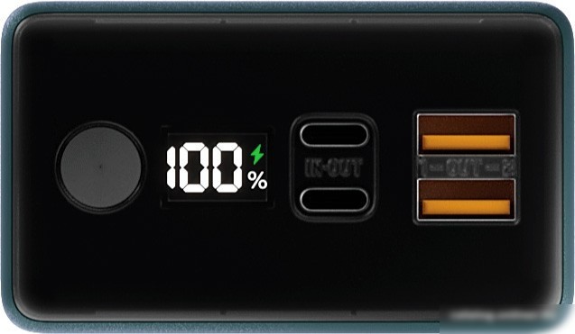 Внешний аккумулятор Olmio QX-30 30000mAh (темно-зеленый)