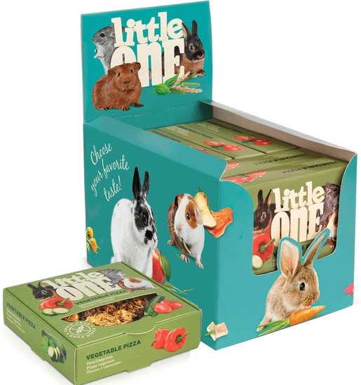 Корм для грызунов Mealberry Little One Пицца с овощами 55 г