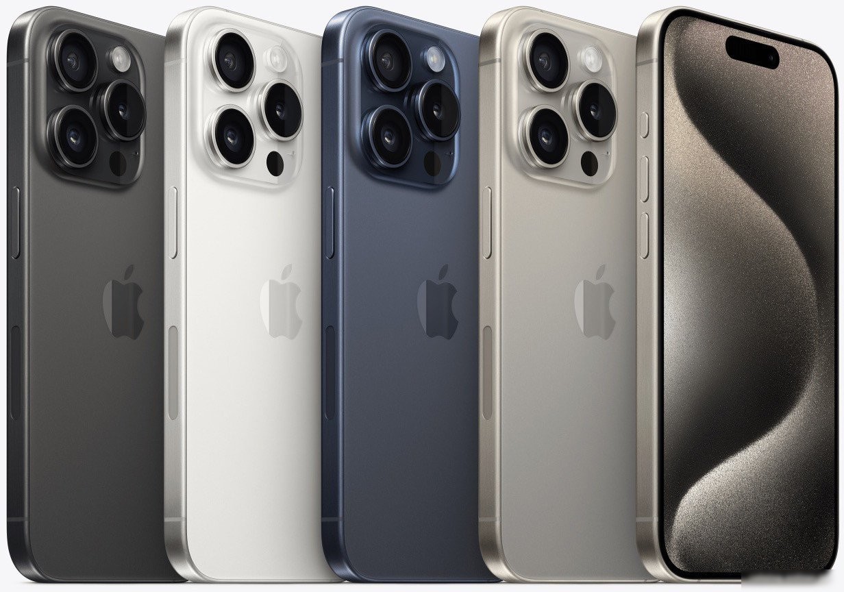 Телефон Apple iPhone 15 Pro 512GB (природный титан)