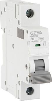 Выключатель автоматический GEYA GYM9H-1P-40C 1P 40A C 10kA 1M GYM9H1P40C