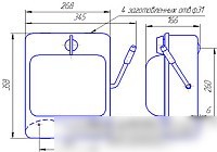 Ящик силовой Электрофидер ЯБПВУ/100А (IP54)