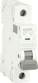Выключатель автоматический GEYA GYM9-1P-63B 1P 63A B 6kA 1M GYM91P63B