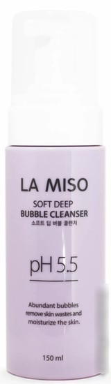 La Miso Пенка для умывания Мягкая кислородная для глубокого очищения PH 5.5 (150 мл) La Miso Пенка для умывания Мягкая кислородная для глубокого очищения PH 5.5 (150 мл)