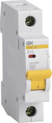 Выключатель автоматический IEK ВА47-29 1Р 10А 4.5кА В MVA20-1-010-B
