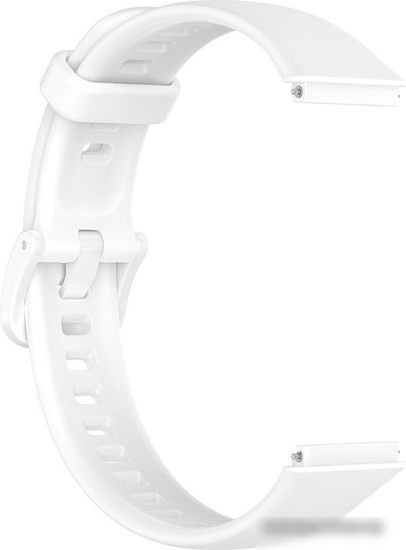 Ремешок Rumi силиконовый для Huawei Band 7 (белый)