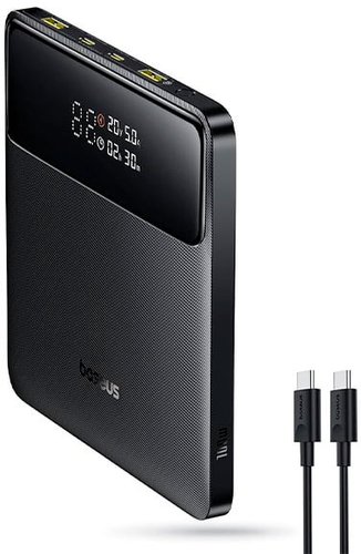 Внешний аккумулятор Baseus H1 Fast Charging Power Bank with Digital Display 20000mAh (черный)