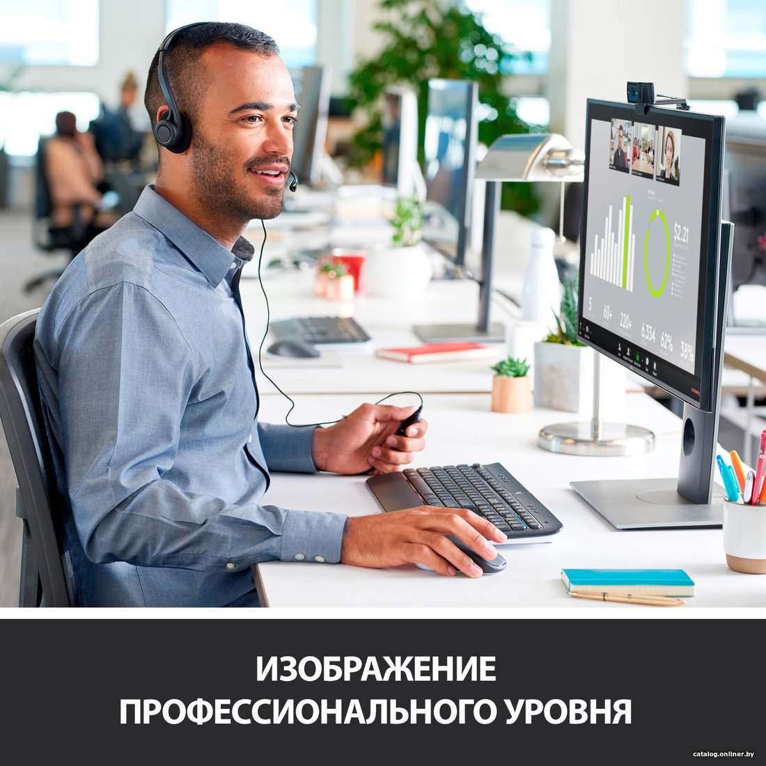 Веб-камера Logitech C920s PRO