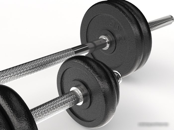 Штанга с гантелями Unixfit DBKITU50 50 кг
