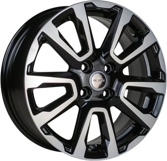 Литые диски K&K КС1026 16x6.5" 4x100мм DIA 54.1мм ET 46мм Алмаз черный