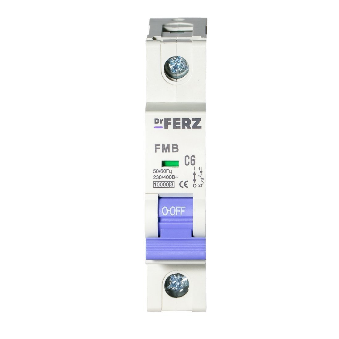 Выключатель автоматический Dr.Ferz FMB-C 10kA 1P 06 C 21100109FERZ