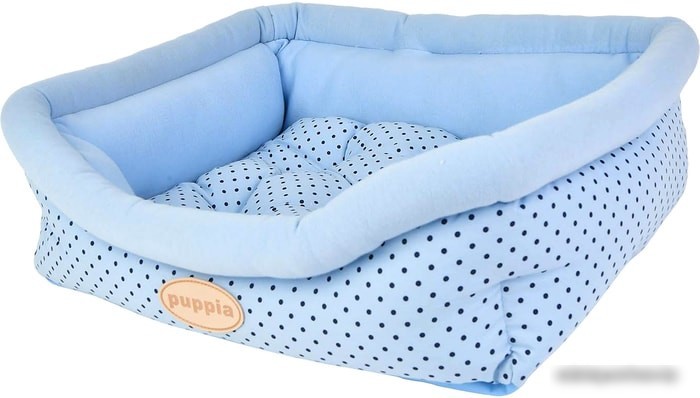 Лежак Puppia Cozy Dot OASA-AU5983-BL-FR (голубой_x000D_)