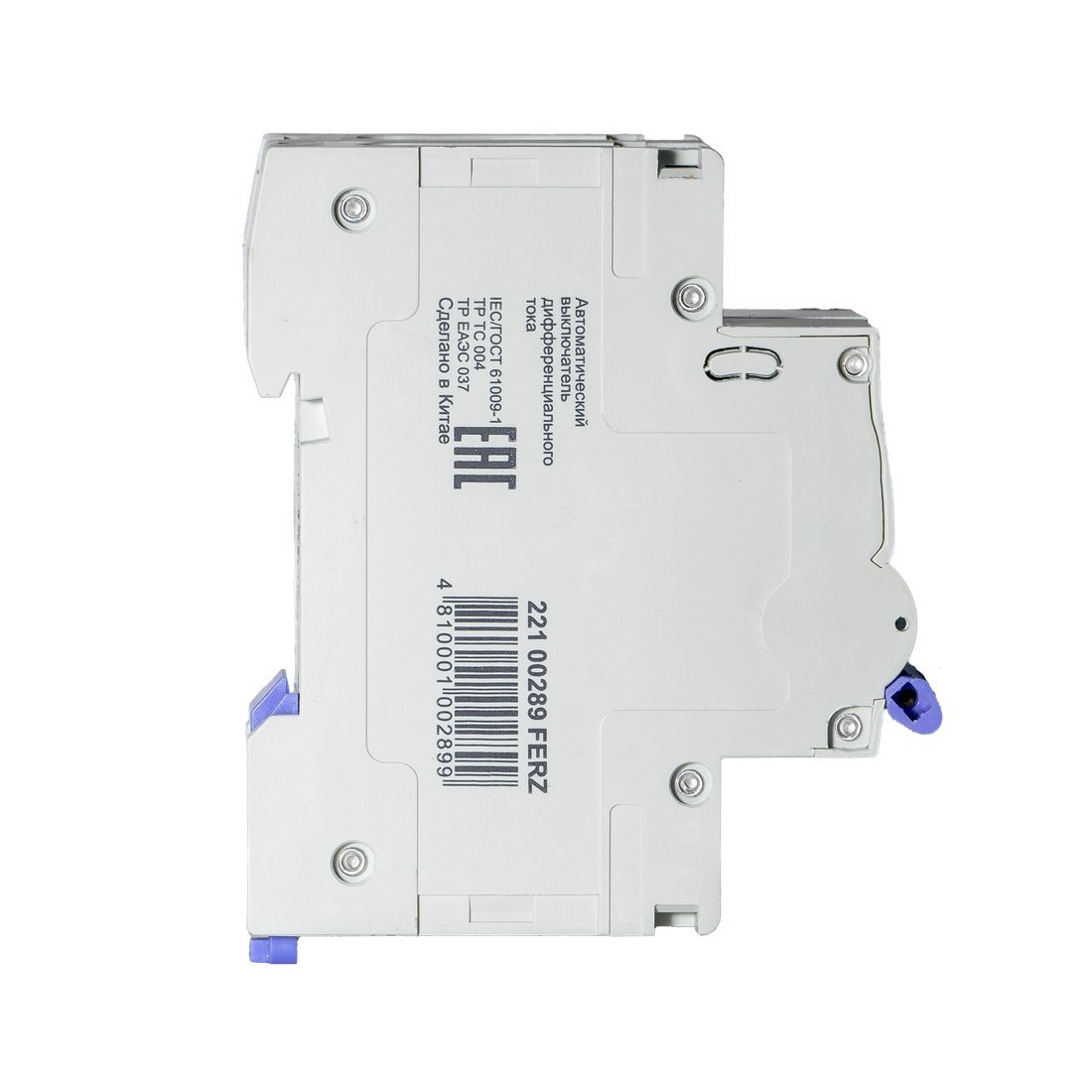 Дифференциальный автомат Dr.Ferz FMO-EM-1P+N 40A 30mA 10kA A C 2M 22100289FERZ