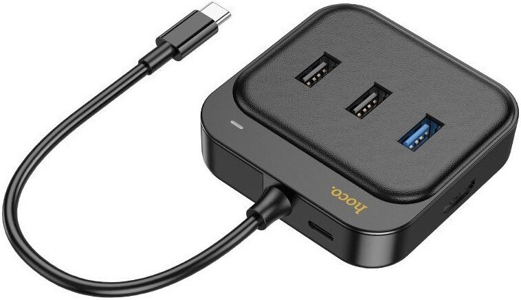 Док-станция Hoco HB36 USB Type-C (HDTV+USB3.0+USB2.0x2+PD100W)