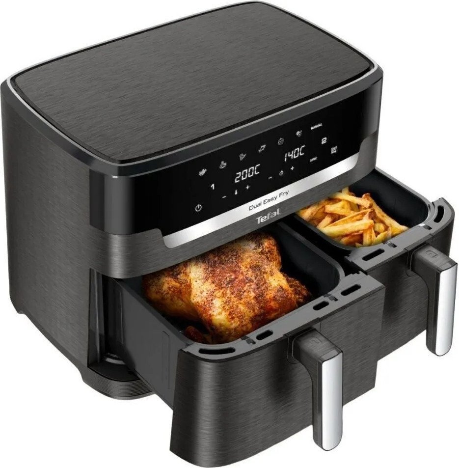 Аэрофритюрница Tefal Dual Easy Fry EY942HE0
