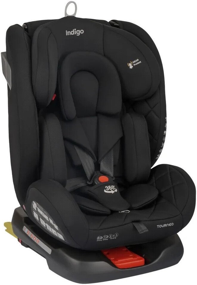 Детское автокресло Indigo Tourneo S Isofix (черный)