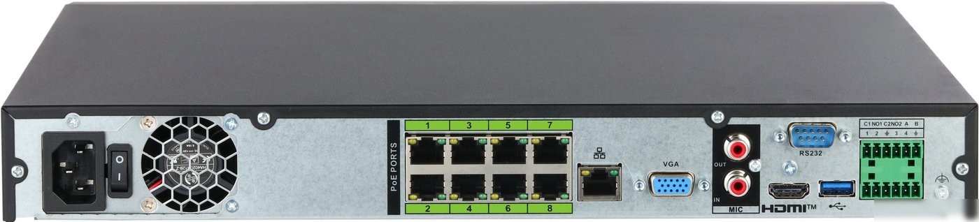 Сетевой видеорегистратор Dahua DHI-NVR5216-8P-EI2