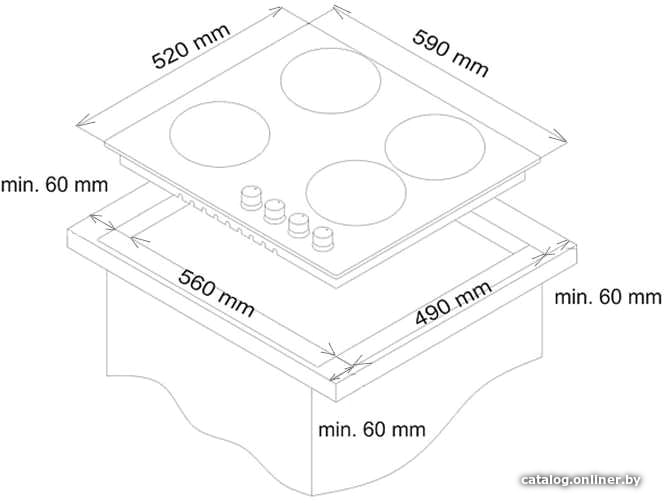 Варочная панель Simfer H60D14B000