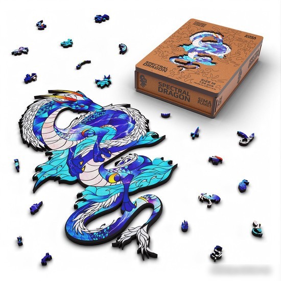 Пазл Sima-Land Spectral Dragon 9375730 (134 эл)